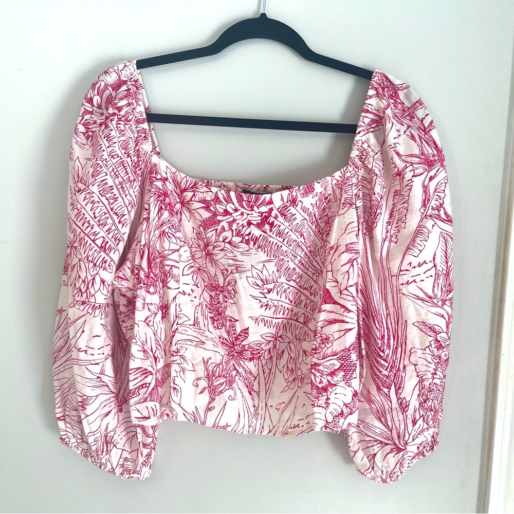 Express long sleeve crop top- NWT